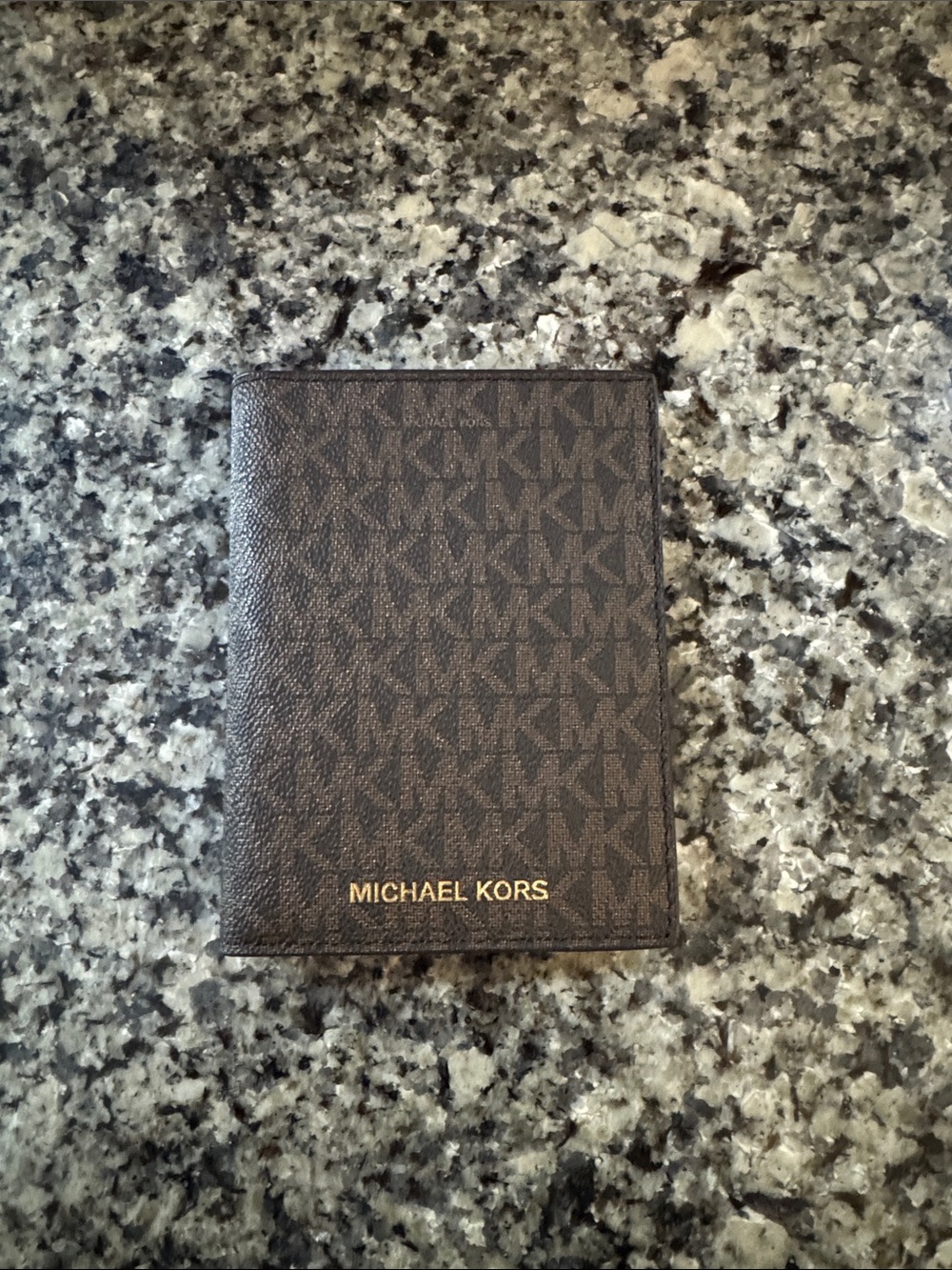 Michael Kors, wallet, and passport holder